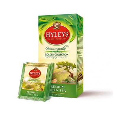 Чай зеленый Премиум 25пак картон упак Hyleys