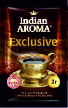 Кофе  гран.раст. Indian Aroma Exclusive 2г*100шт