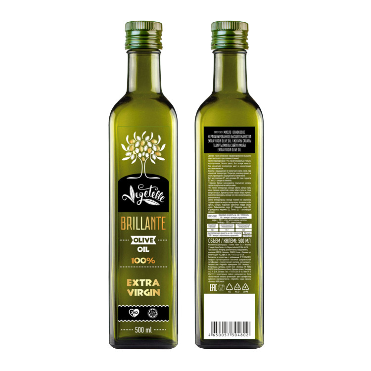 Масло оливковое Extra Virgin 500мл стекло Vegetelle