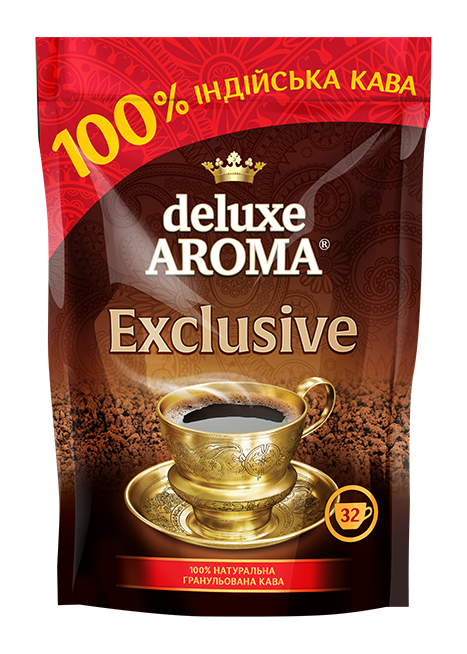 Кофе растворимый гранулированный 35гр пакет стабило Deluxe Aroma Exclusive