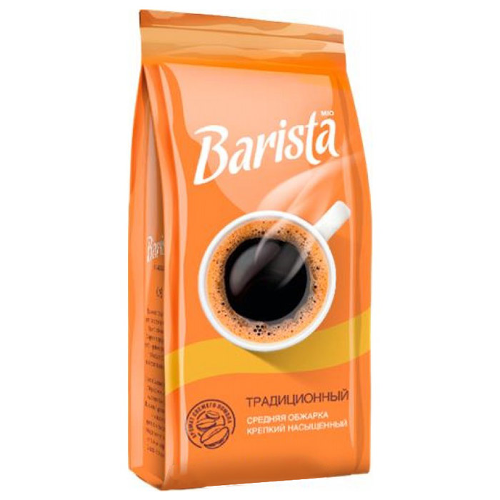 Кофе натуральный жареный молотый Barista MioТрадиционный 75 г
