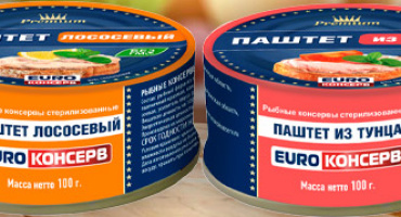 Рыбные паштеты новинка от бренда  EUROконсерв