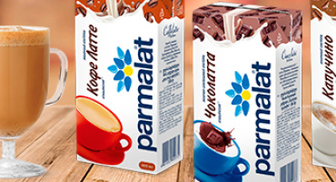 Молочные кофейные и шоколадные коктейли Parmalat