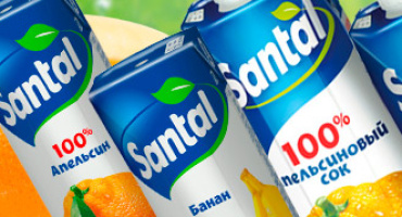 СОКИ SANTAL в новой упаковке по 250 мл
